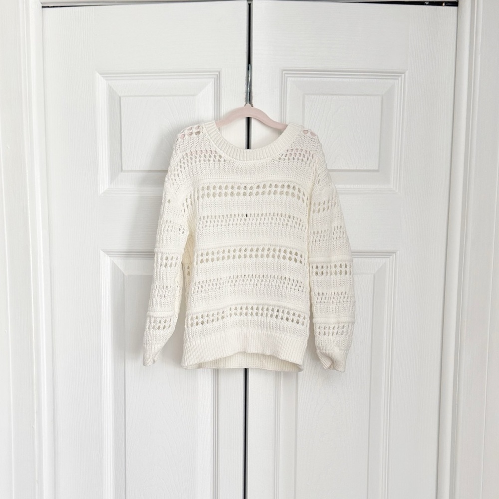 Toddler girl open knit H&M sweater